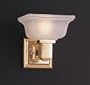 Thomas Lighting M4114-1 1 Light Mission Wall Sconce in Polished Brass