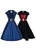 Lindy Bop Women's 'Geneva' 1950's Vintage Inspired Swing Party Dress