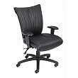 Boss Executive Multi-Function Leatherplus Mid Back Chair ~ Boss