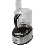 Haier HFP400SS 400-Watt 10-Cup Food Processor, Stainless Steel with Black Trim