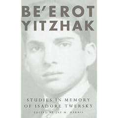 Be'erot Yitzhak: Studies in Memory of Isadore Twersky