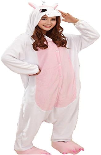 Halloween Costumes Unisex-adult Kigurumi Cosplay Mascot Unicorn Size S US Pink
