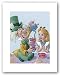 Alice and the Mad Hatter - Celebration by Walt Disney 10.5"x8" Art Print Poster Disney