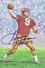 Sonny Jurgensen Autographed/Hand Signed Washington Redskins Goal Line Art Card