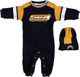 San Diego Chargers Infant Coverall & Cap Set
