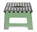 Kikkerland EZ Fold Short Step Stool, Green