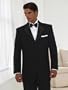 Italian Mens Wedding Tuxedo Suits Merino Wool Extra Fine High Twisted 150s Stain Resistant Suit Jet Black Retail $1399