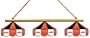 Imperial San Francisco Giants Licensed Three Shade Stained Glass Billiard Table Lamp