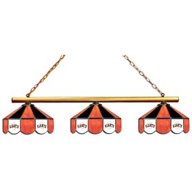 Imperial San Francisco Giants Licensed Three Shade Stained Glass Billiard Table Lamp
