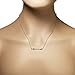 925 Sterling Silver Classic Love Arrow Horizontal Womens Pendant Necklace