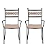 2 Mosaic Stackable Chairs