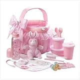 PINK BABY BASKET GIFT SET