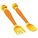 Piyo Piyo 2 Piece Bendable Spoon/Fork