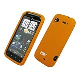 EMPIRE Orange Silicone Skin Case Cover for T-Mobile HTC Sensation 4G