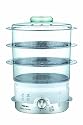 Tefal Ultra Compact VC100615 3 Tier Steamer, Chrome