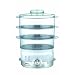 Tefal Ultra Compact VC100615 3 Tier Steamer, Chrome