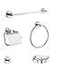 Grohe 40 344 000 Essentials Accessory Kit, StarLight Chrome