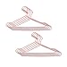 JANOU Rose Gold Dollhouse Clothes Hangers Cute Miniature Wire Clothes Stand Doll Toys Pack 10pcs