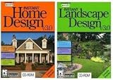 Instant Home Design and Landscape Design Software Bundle