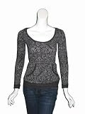 TESTAMENT Scoop Burnout Thermal Top in Black