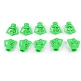 uxcell ローンスプリンクラーヘッド　スプレーノズル　グリーン　10個入 19mm直径