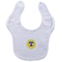 Hudson Baby Personalized Initial Bib- T, Boy, Blue/Yellow