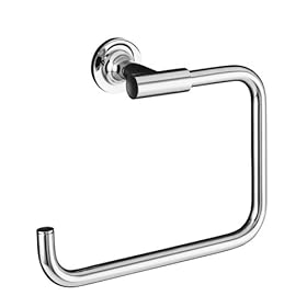  KOHLER K-14441-CP Purist Towel Ring, Polished Chrome