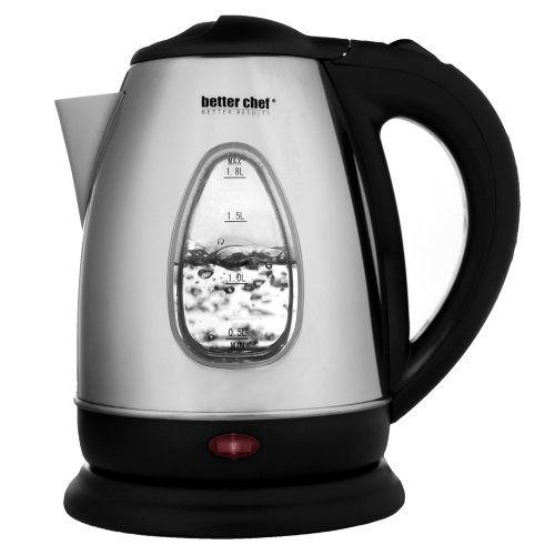 "Better Chef 149S Cordless Electric Kettle, Stainless" "Better Chef 149S Cordless Electric Kettle, Stainless"