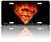 Superman License Plate on Fire