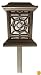 Moonrays 91283 Bancroft Style Solar Powered Plastic Path Light, Bronze
