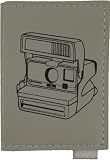 FluffyCo Polariod Camera Grey Mini Vegan Wallet