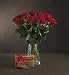 (00657181) AutographÃ¢â€žÂ¢ Dozen FreedomÃ‚Â® Roses with Vase & Free 310g Chocolates in Miscellaneous