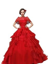 Chiffon/Taffeta/Tulle Crystals Lace Crystal Applique Asymmetric Beaded  Dress