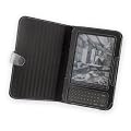 Cover-Up Ledertasche f�r Amazon Kindle 3 Keyboard / Global Wireless 6" (Buch-Stil) in Schwarz