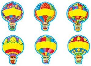 Hot Air Balloons Mini Accents