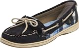 Sperry Top-Sider Women's Angelfish Deck Shoes,Navy Nubuck/Blue Plaid,6.5 M US