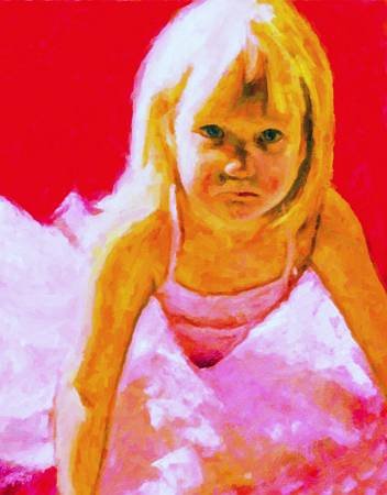 Custom Order #R2-P9J, Oil on Canvas, Custom Painting of The Person You Love, For 1 Person of Customer's Choice, Style: Photo-Realism, with Signature Text 