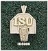 Idaho State Bengals ISU Basketball Backboard Pendant - 14KT Gold Jewelry