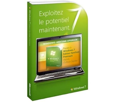 Mise à niveau de Windows 7 Starter vers Windows 7 Familiale Premium