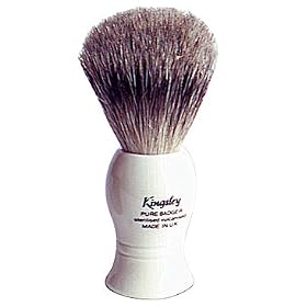 Kingsley pure BADGER bristle SHAVING BRUSH shave Cream color handle