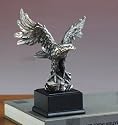 Pewter Eagle Statue