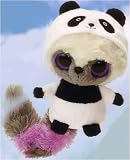 Aurora YooHoo & Friends 5" WANNA BE "PANDA" BUSH BABY with HOODIE "Chatter"