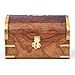 Fantastic wooden treasure chest trinket box