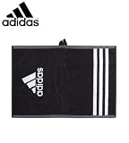 Adidas jacquard cart towel (16x24) black/white