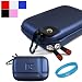 SumacLife 5.2 inch Hard Case GPS Case - EVA Navy Blue + INCLUDES!!! SumacLife TM Wisdom Courage Wristband