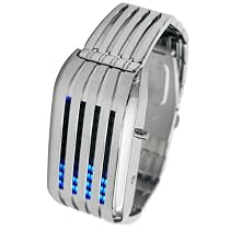 Tokyo Flash Men's Barcode Stainless Steel Watch #BARCODE/SS/BLUE