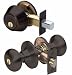 Tools & Hardware : Master Lock BCCON0610B Biscuit Combo - keyed Entry Knob Set with Keyed Alike Single Cylinder Nightwatch Deadbolt, with SilvaBond Antimicrobial Protected Finish, Oil Rubbed Bronze