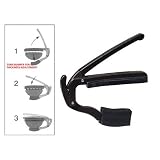 Boston Kapodaster universal f�r alle 6-saitigen Wester- oder E-Gitarren / schwarz title=