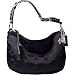 Coach Soho Signature Small Hobo Shoulder Bag Purse 12675 Black