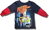 Toy Story Buzz and Woody "Action Heroes" Long Sleeve Drop Sleeve T-shirt
